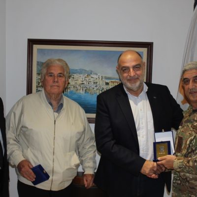 Επίσημη επίσκεψη της Κ.Ε.Σ.Ο.Α. στον Αρχηγό της Εθνικής Φρουράς