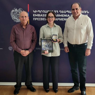Η Κυπριακή Ένωση Συμμετασχόντων σε Ολυμπιακούς Αγώνες (Κ.Ε.Σ.Ο.Α.) ενισχύει τους δεσμούς συνεργασίας με την Αρμενία.
